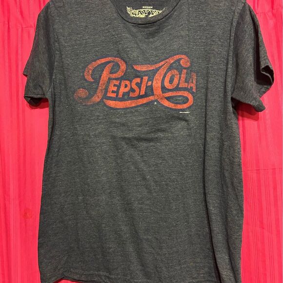 #0040 SAVVY Men's size medium Pepsi-Cola T-shirt cotton blend - Picture 1 of 4